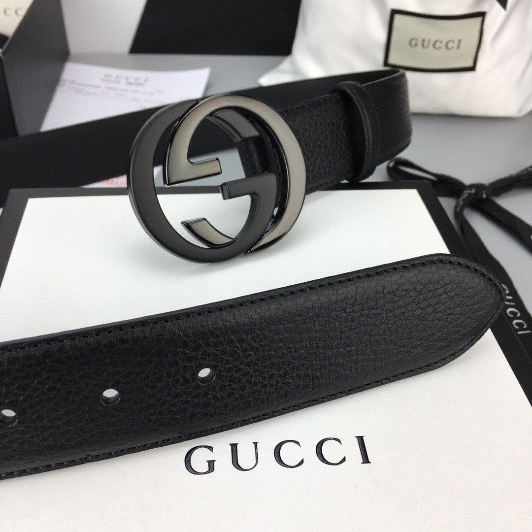 Interlocking G Gold Buckle Belt