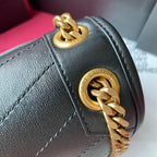 Niki Grained Flap Shoulder Bag