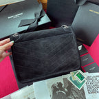 Loulou Suede Shoulder Bag
