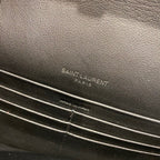 Kate Croc-Embossed Shoulder Bag