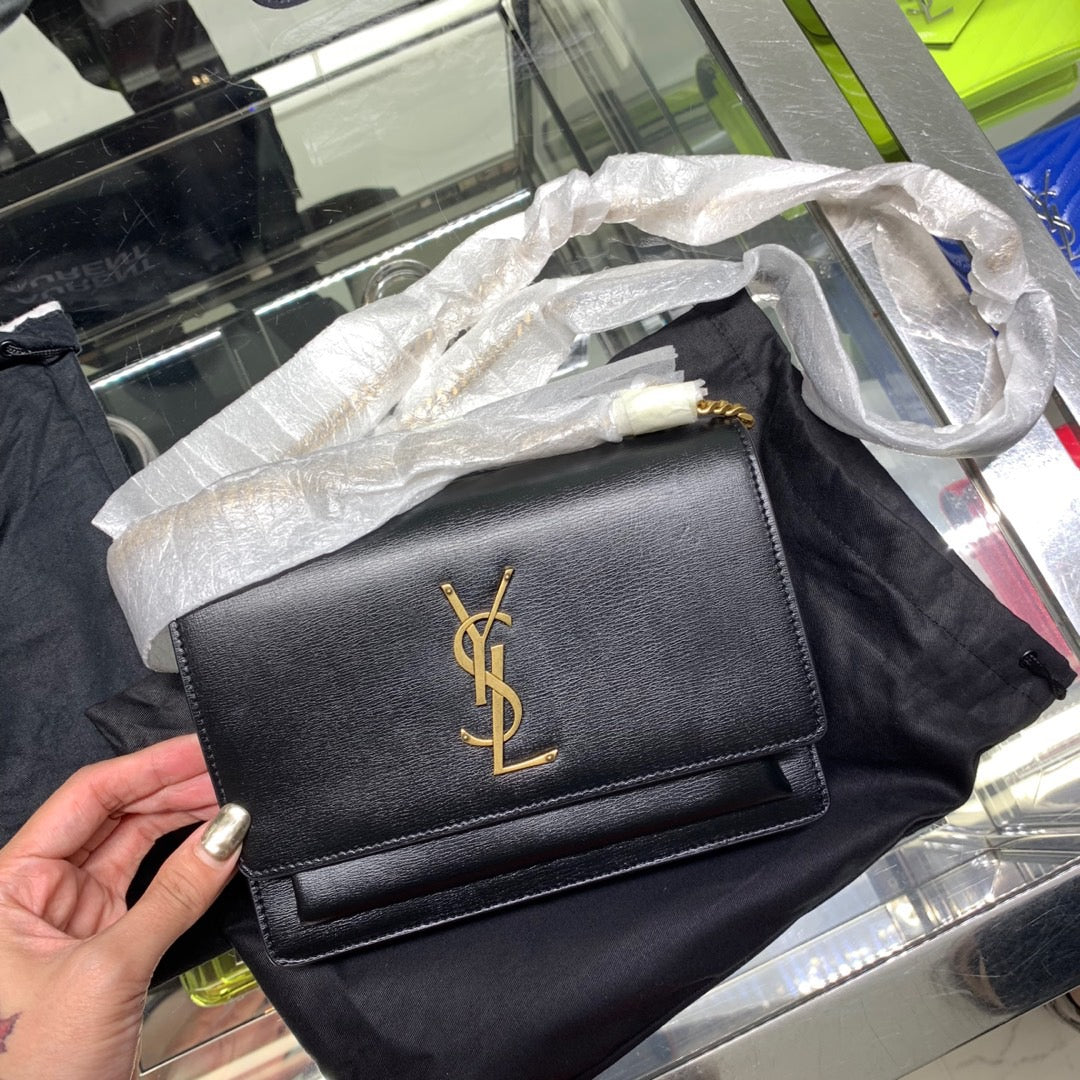 Kate Croc-Embossed Shoulder Bag