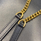 Kate Croc-Embossed Shoulder Bag