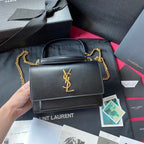 Kate Croc-Embossed Shoulder Bag