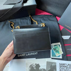 Kate Croc-Embossed Shoulder Bag