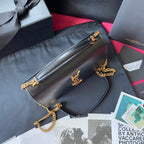 Kate Croc-Embossed Shoulder Bag