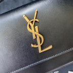Kate Croc-Embossed Shoulder Bag