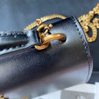Kate Croc-Embossed Shoulder Bag