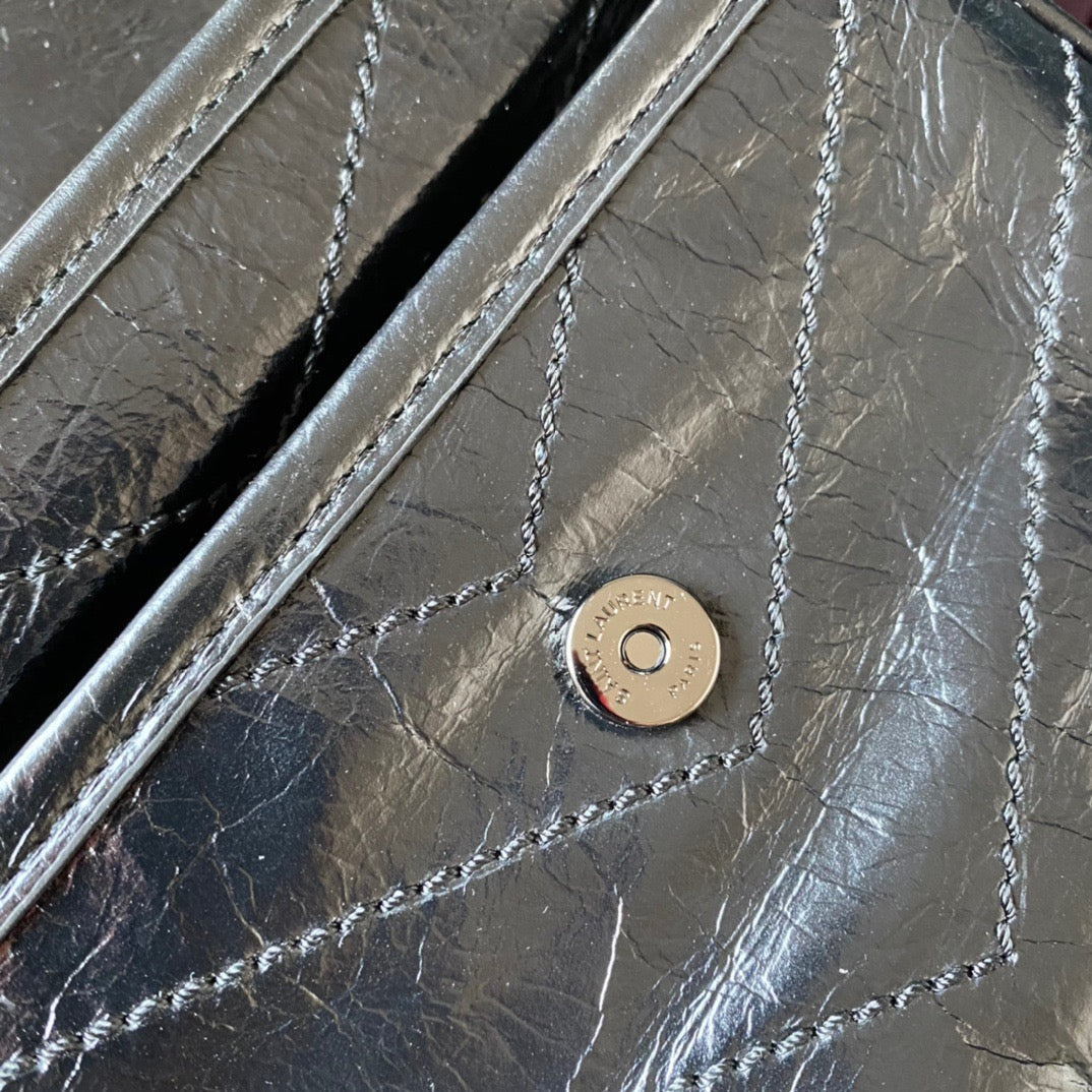 Niki Crinkled Shoulder Bag