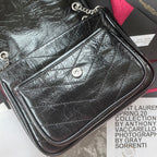 Niki Crinkled Shoulder Bag