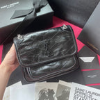 Niki Crinkled Shoulder Bag