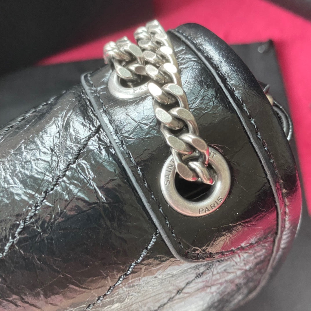 Niki Crinkled Shoulder Bag