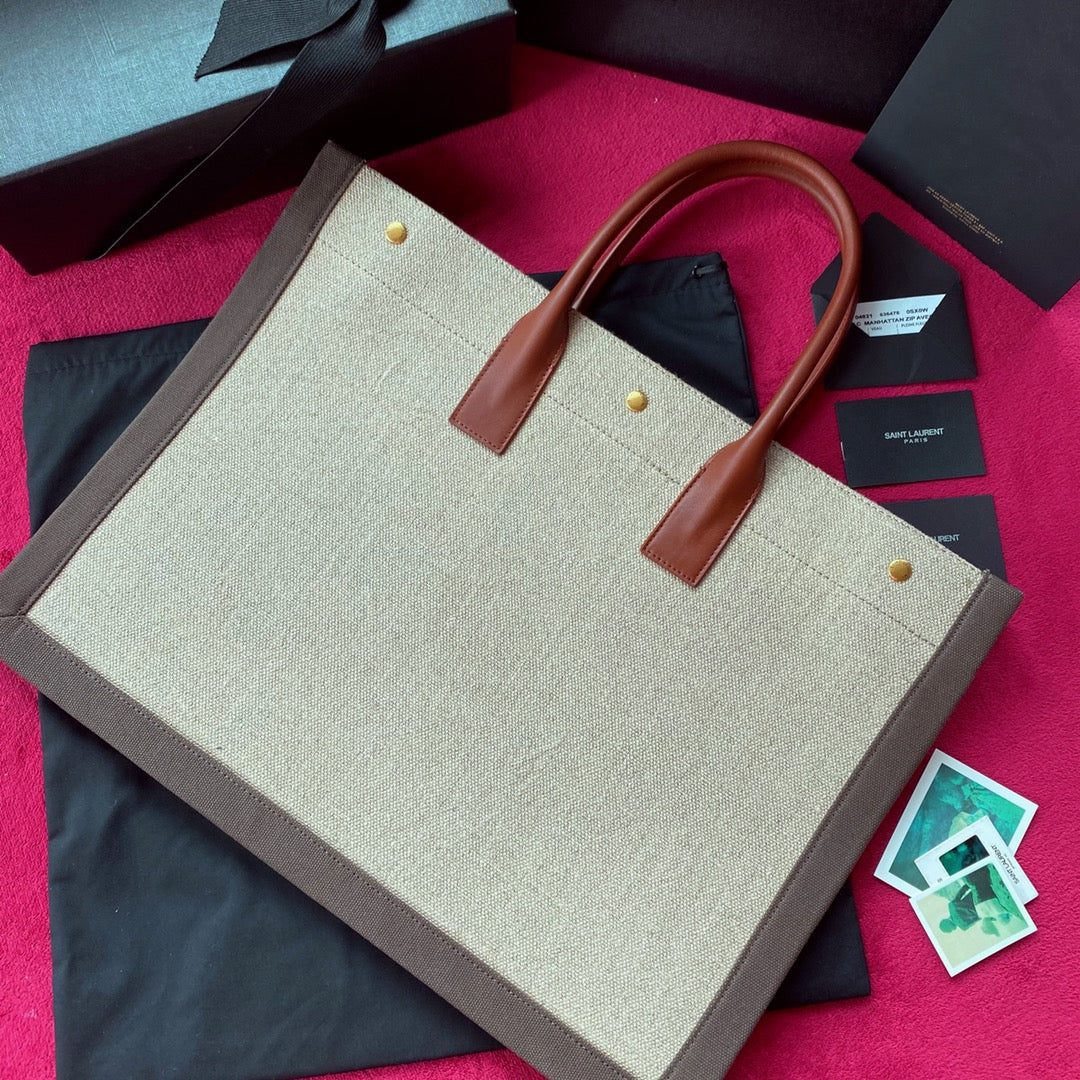 And Black Tote Bag