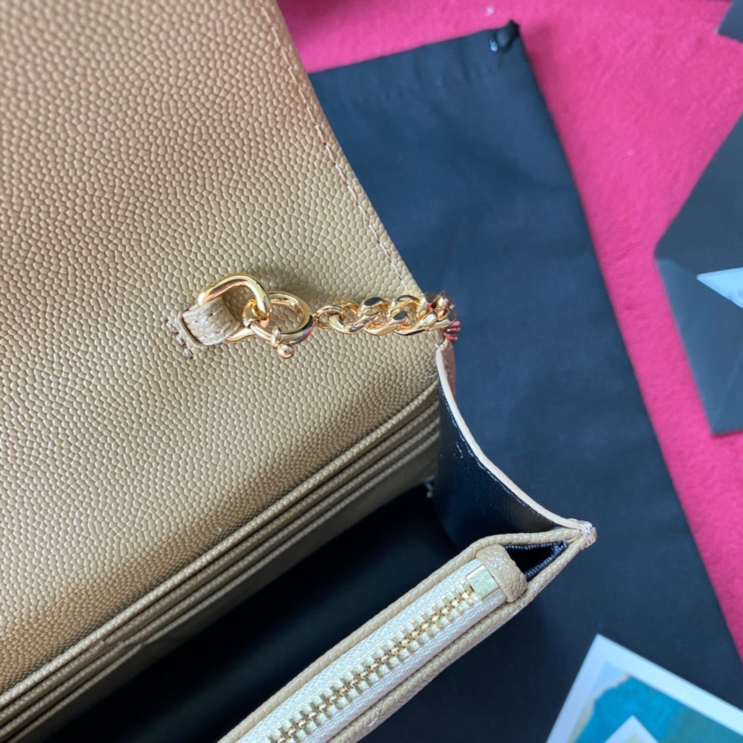 Golden Shoulder Bag