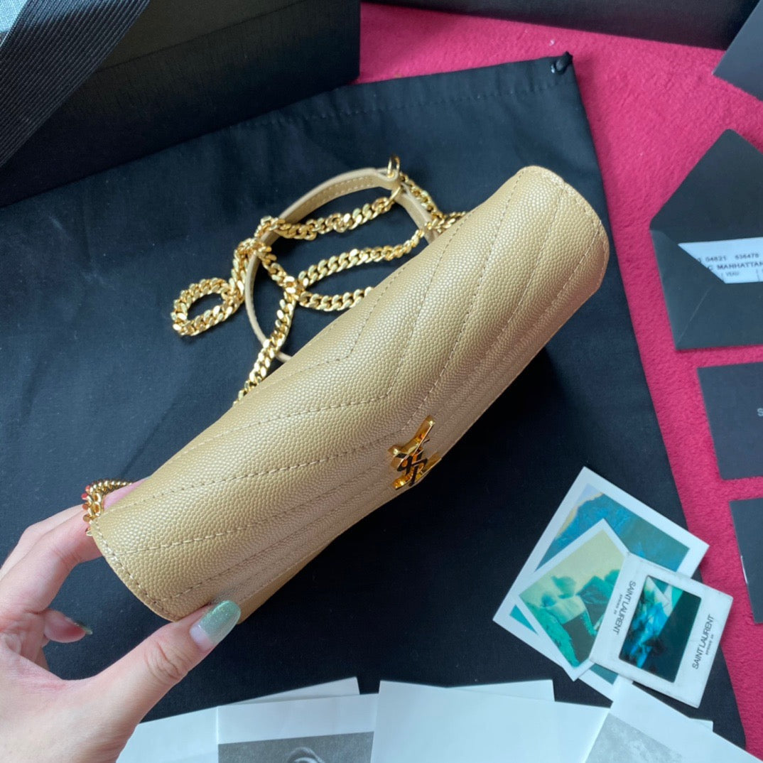 Golden Shoulder Bag