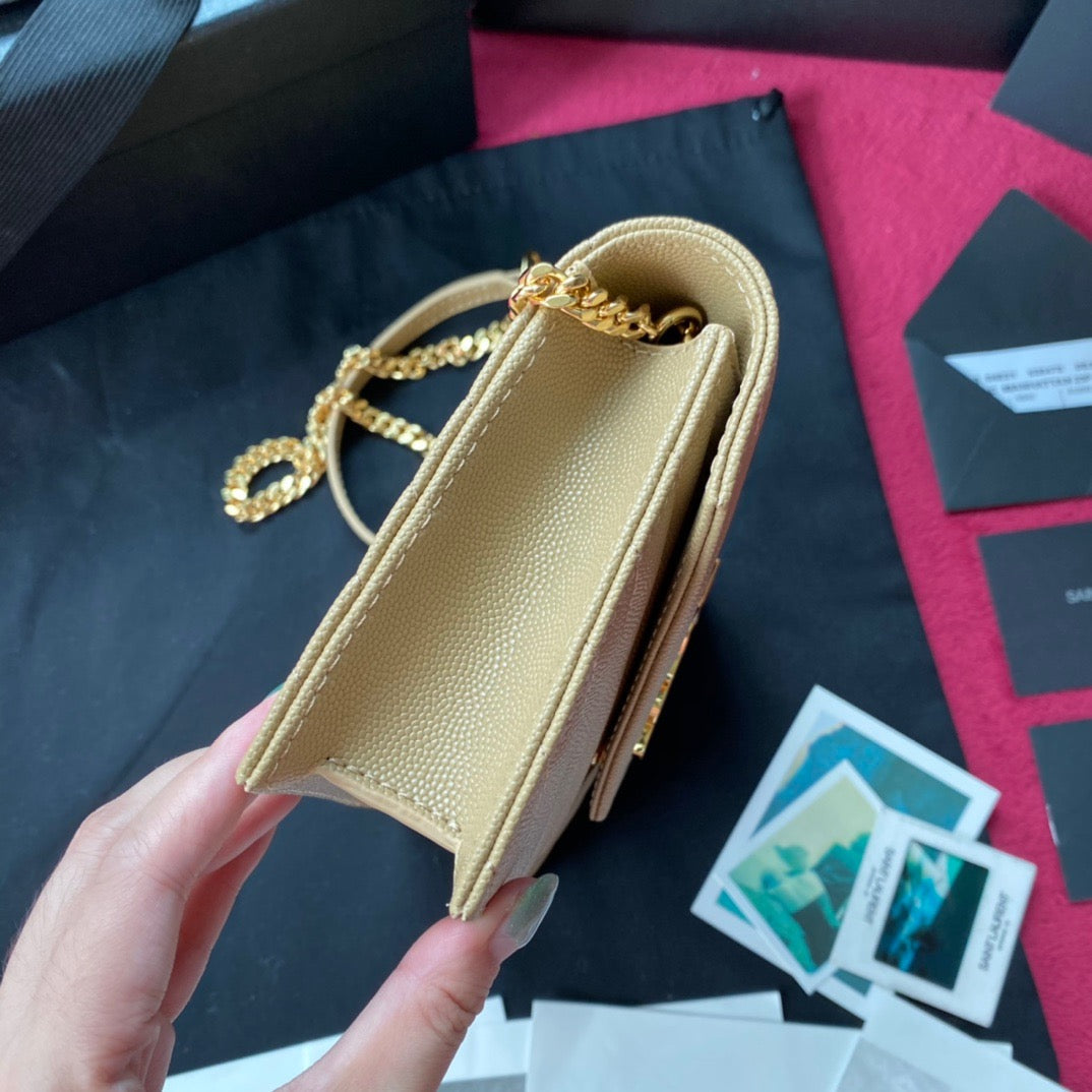 Golden Shoulder Bag