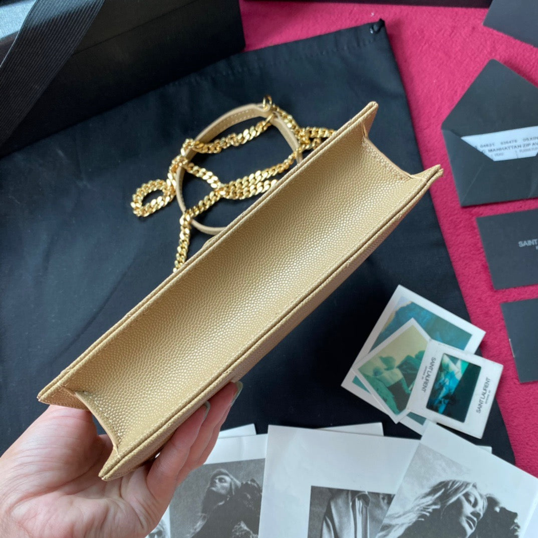 Golden Shoulder Bag