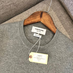 Black Wool Armband Stripe Crewneck - Men's