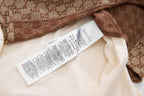 Beige Jacquard Monogram Short-Sleeve - Men's