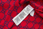 Red Jacquard Monogram Short-Sleeve - Men's