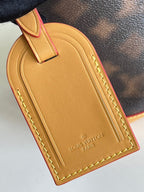 Brown and Yellow Bucket Bag