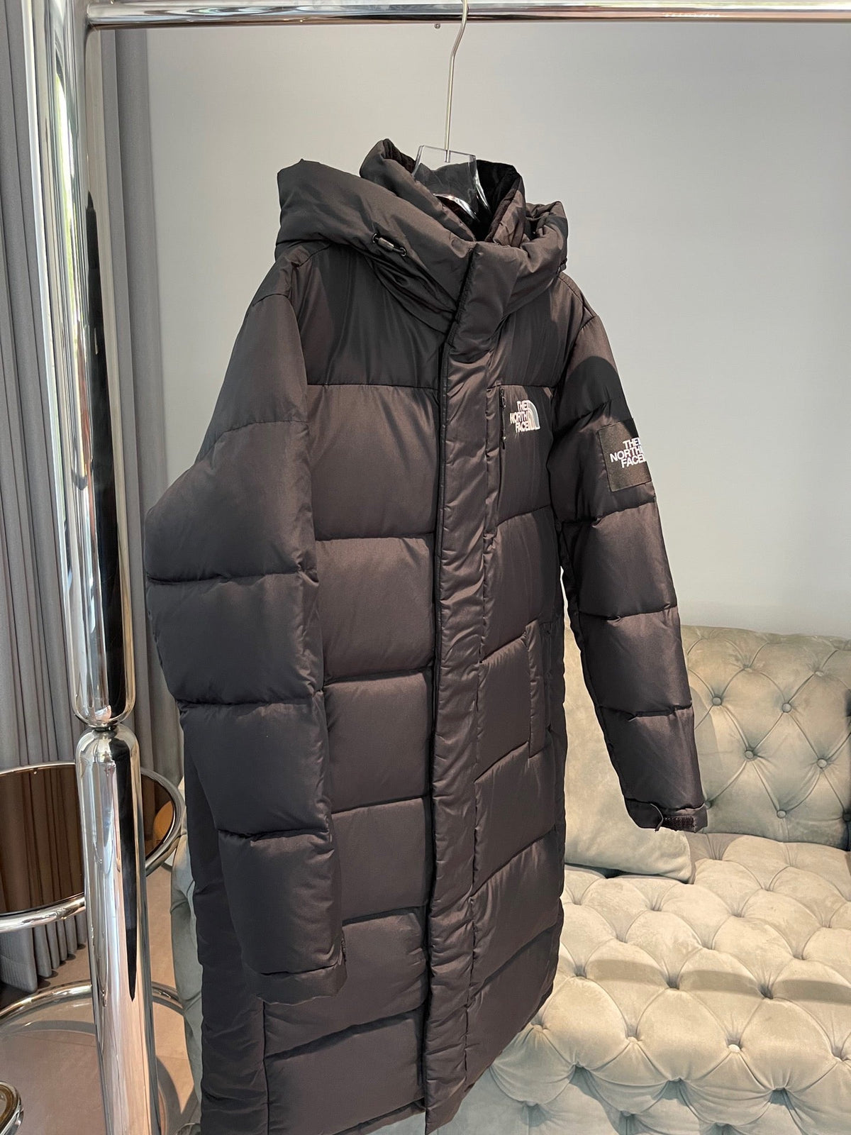 White and Brown Parka - Men's