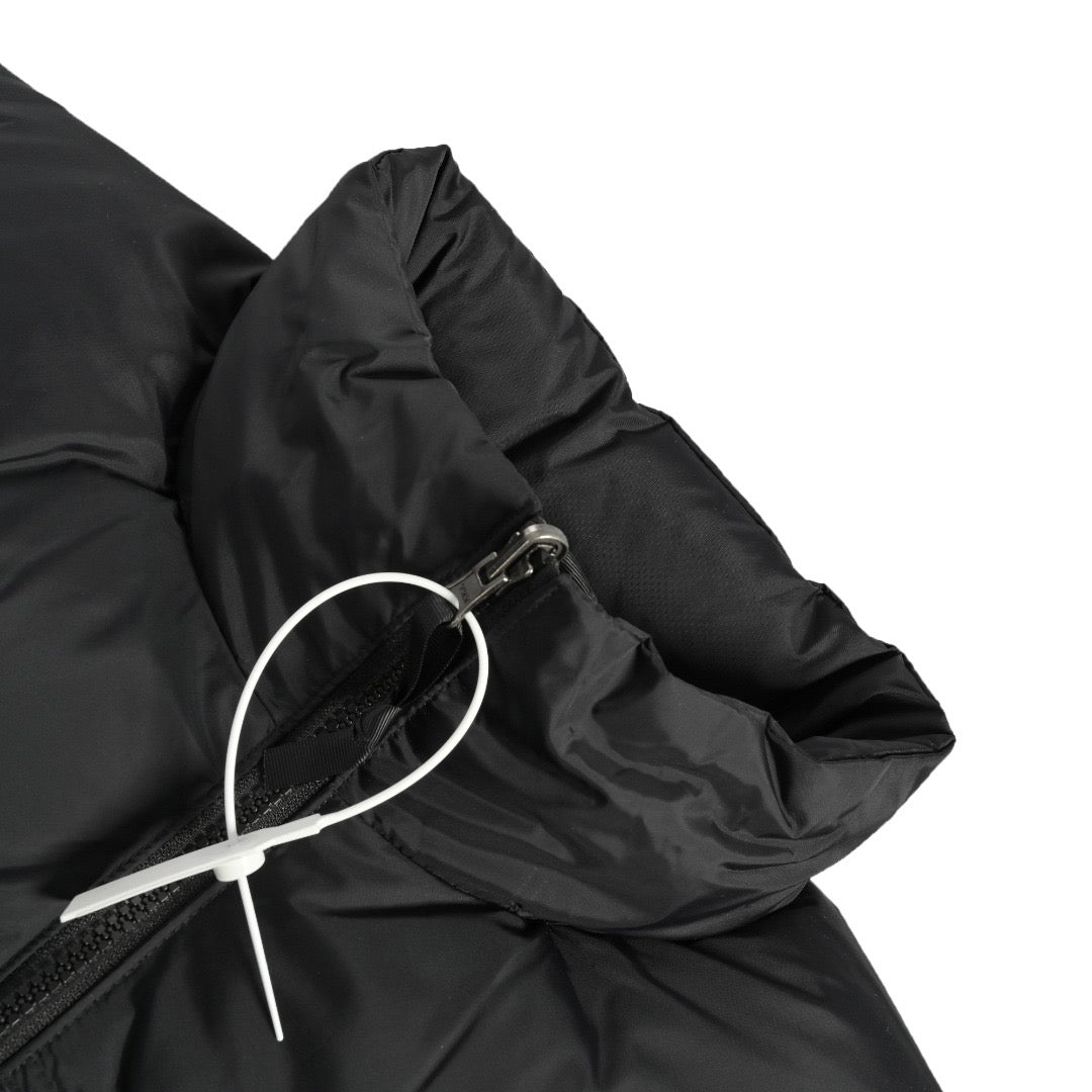 Black and Grey Puffer Jacket - Men's