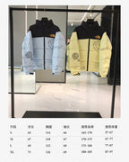 Light Blue and White Puffer Jacket - Men's