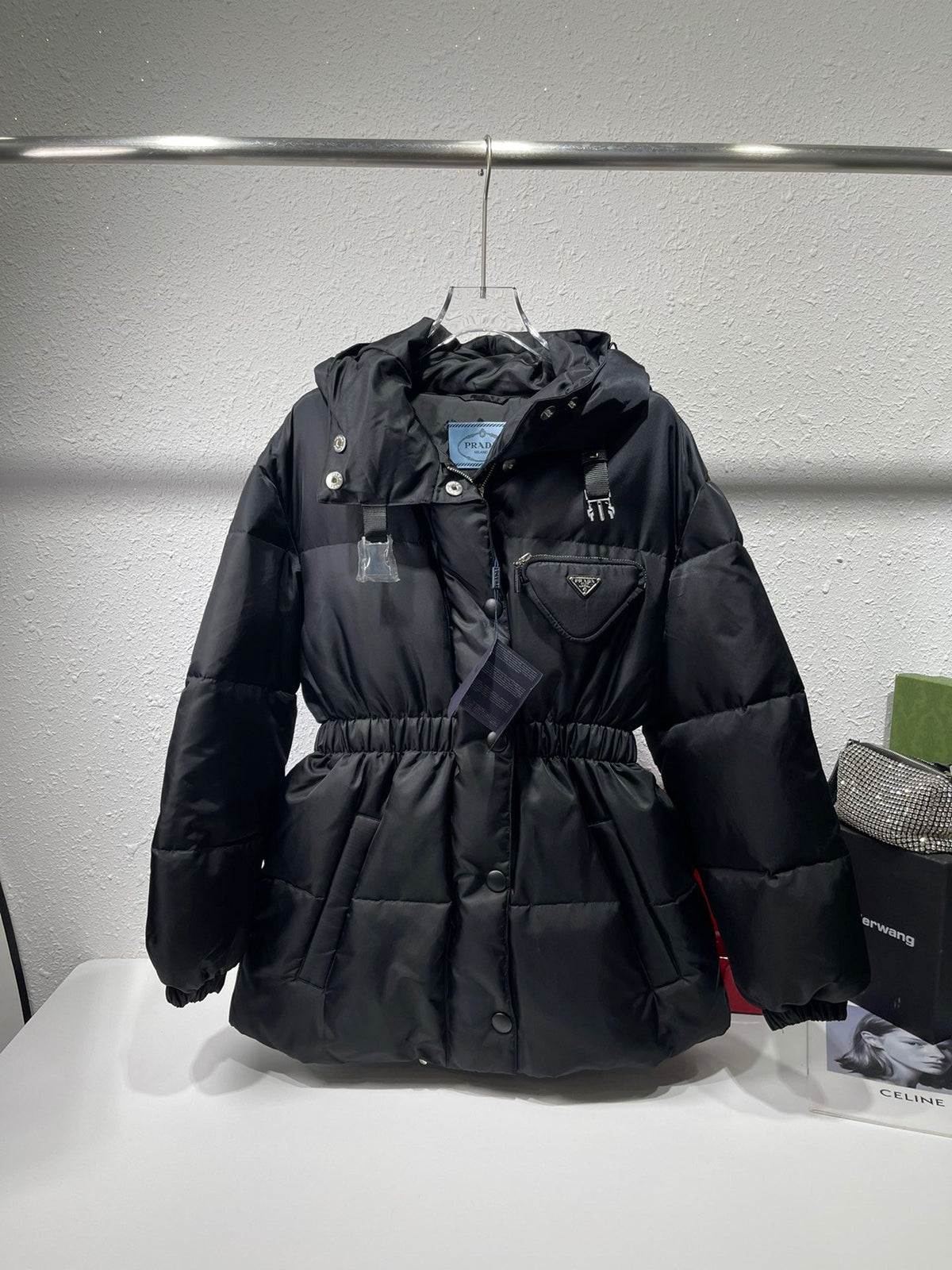 Black Puffer Jacket - Women's