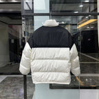 Black and White Puffer Jacket - Men's