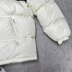 Black and White Puffer Jacket - Men's