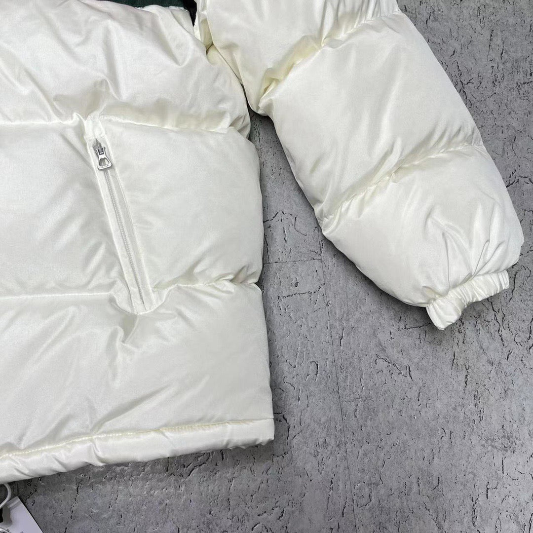 Black and White Puffer Jacket - Men's