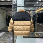 Black and White Puffer Jacket - Men's