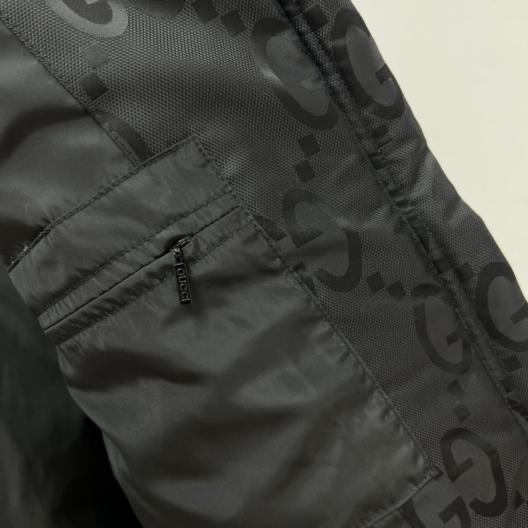 Black Puffer Jacket - Men's