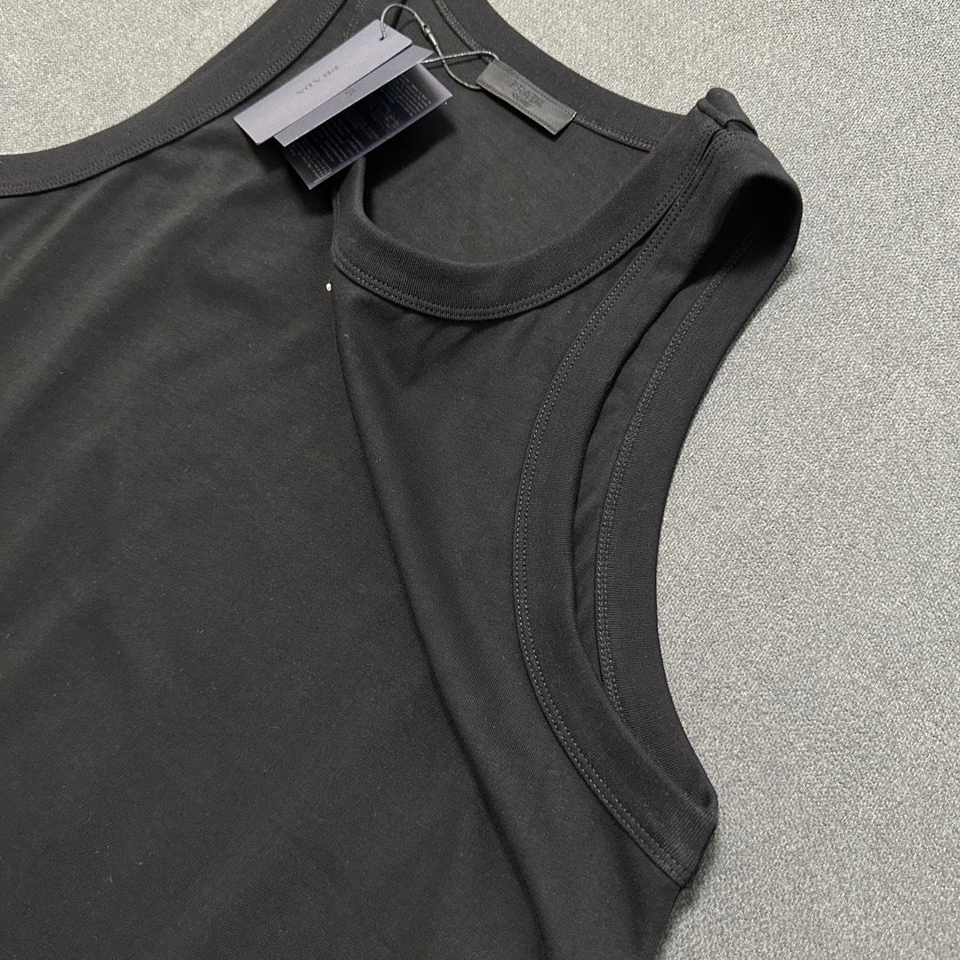 Black and White Tank Top - Men's