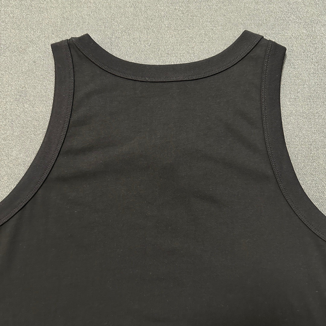 Black and White Tank Top - Men's