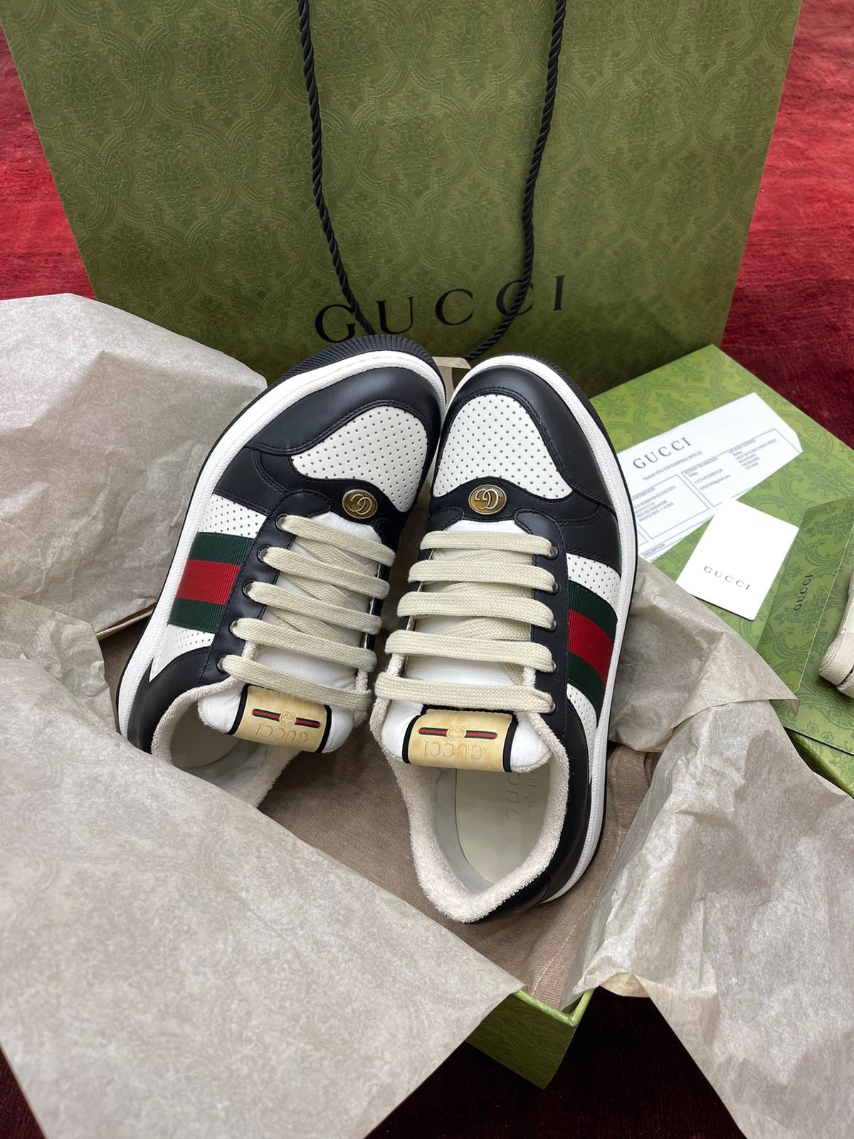 Black and White Sneakers