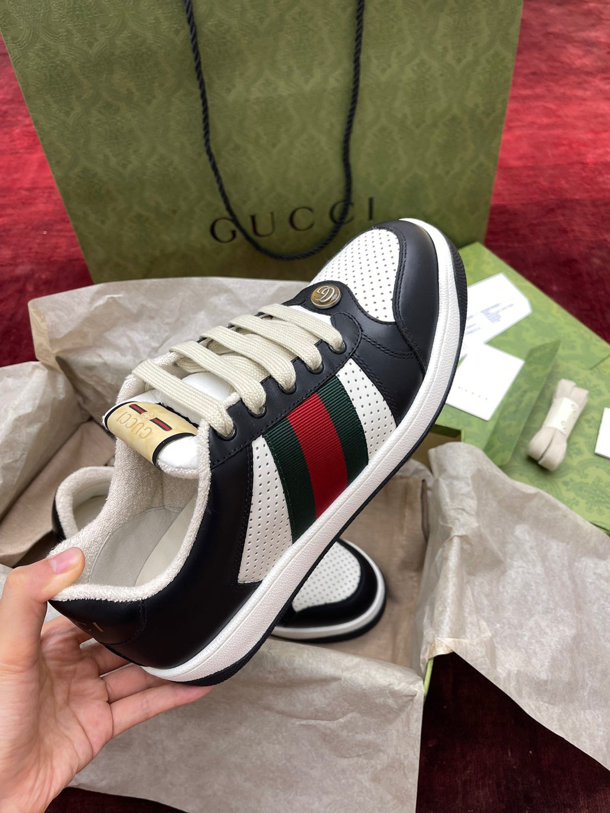 Black and White Sneakers