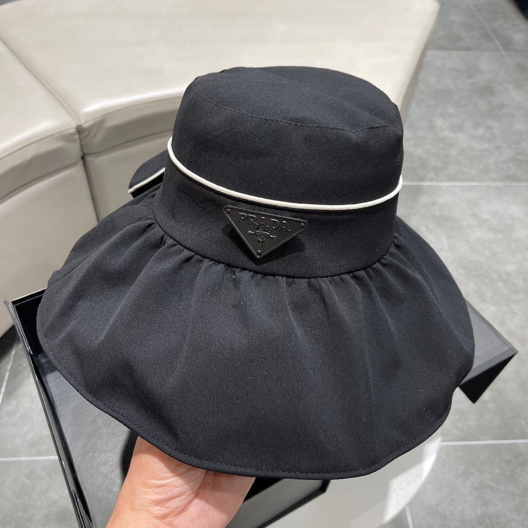Black and Grey Hat