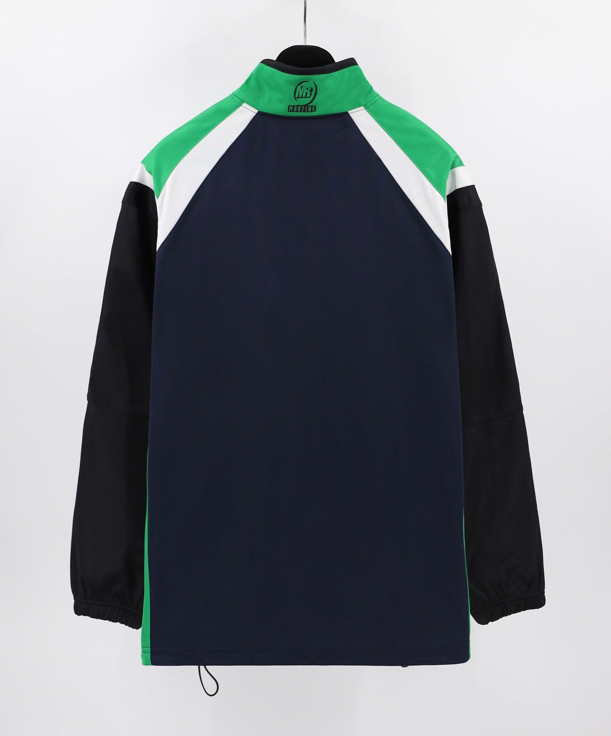 Navy Nylon Colourblock Track - Men's