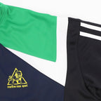 Navy Nylon Colourblock Track - Men's