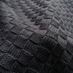 Black Knit Textured Long-Sleeve - Men's