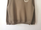 Blue Cotton Logo Crewneck - Men's