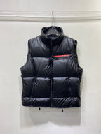 Navy Nylon Down Gilet - Men's