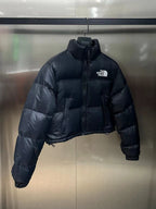 Black and White Puffer Jacket - Men's