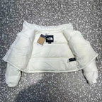 Black and White Puffer Jacket - Men's