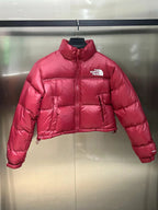 Black and White Puffer Jacket - Men's