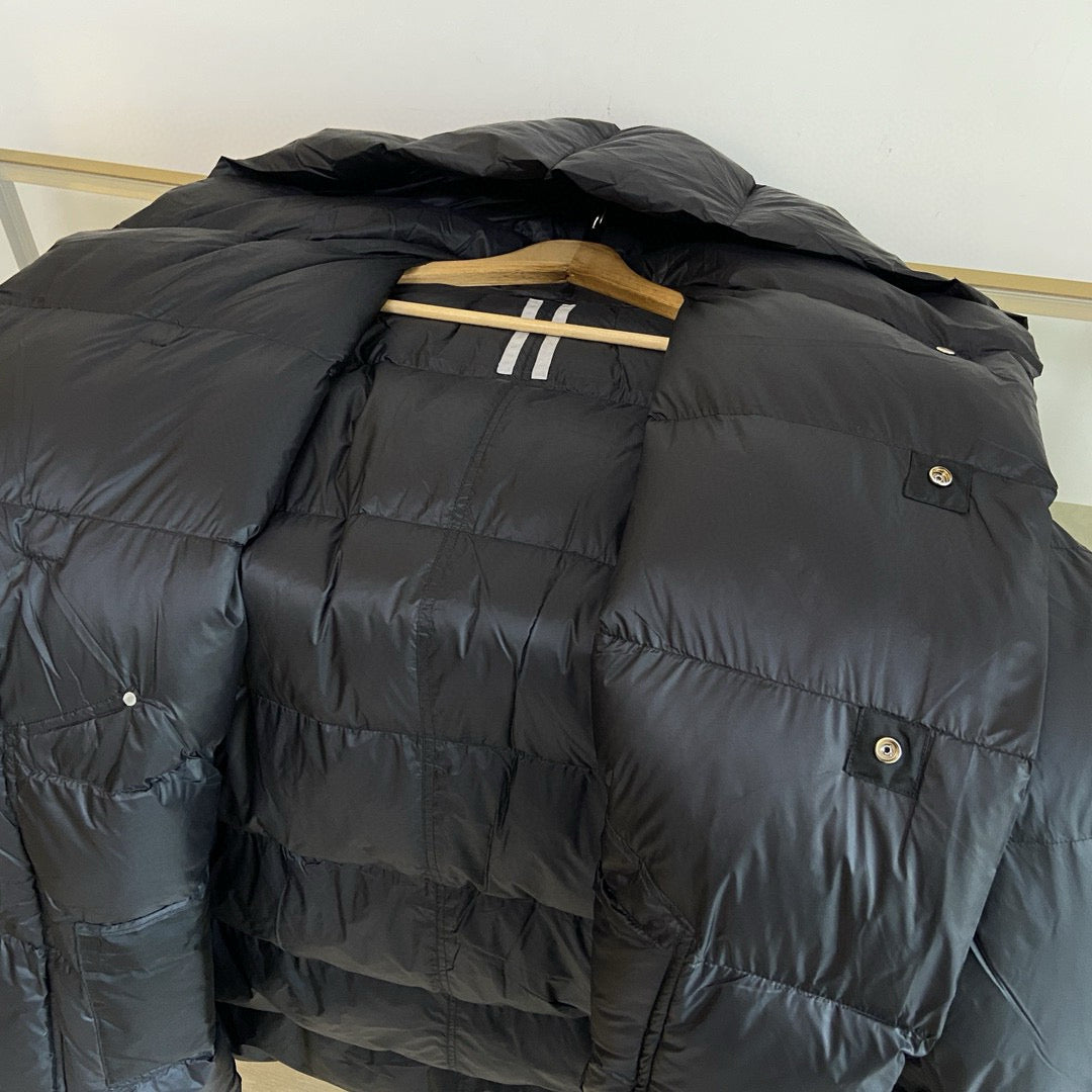 Black Puffer Jacket - Men's