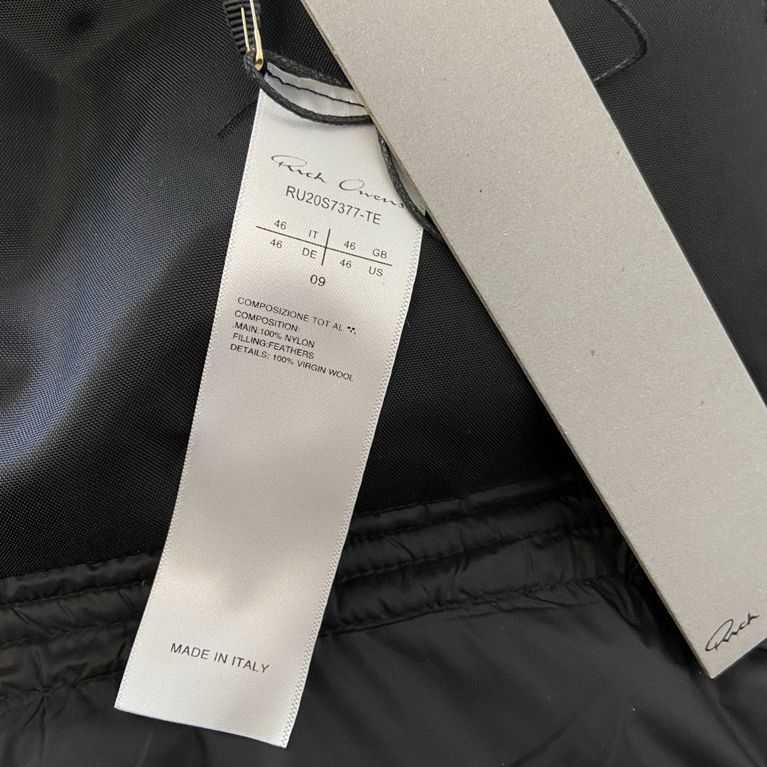 Black Puffer Jacket - Men's