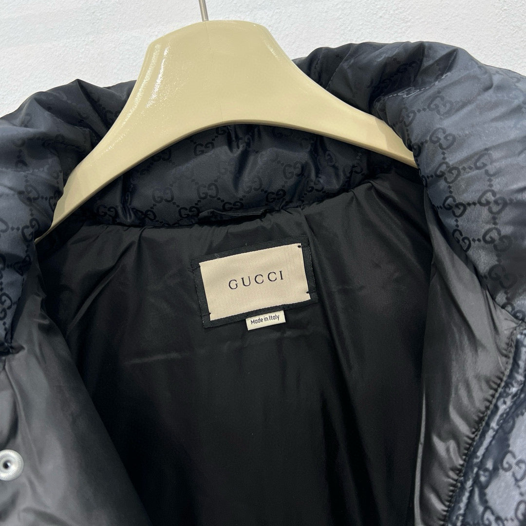 Black Puffer Jacket - Men's