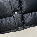 Black Puffer Jacket - Men's